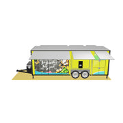 Mobile Robotic Food Distribution Centers Model-1